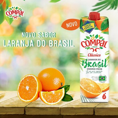 Nova Edição Especial de Compal Clássico Laranja do Brasil